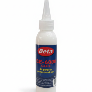 דבק מקצועי רב-תכליתי Beta BE-6000 בבקבוק לבן עם פיה מחודדת