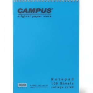 מחברת ספירלה Campus כחולה 100 דפים college ruled