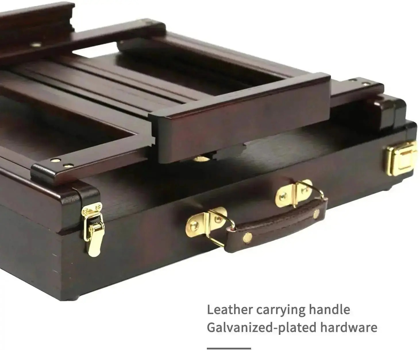 כן ציור שולחני מעץ עם מגירת אחסון – MEEDEN Sketchbox Easel (W05) – תמונה 5