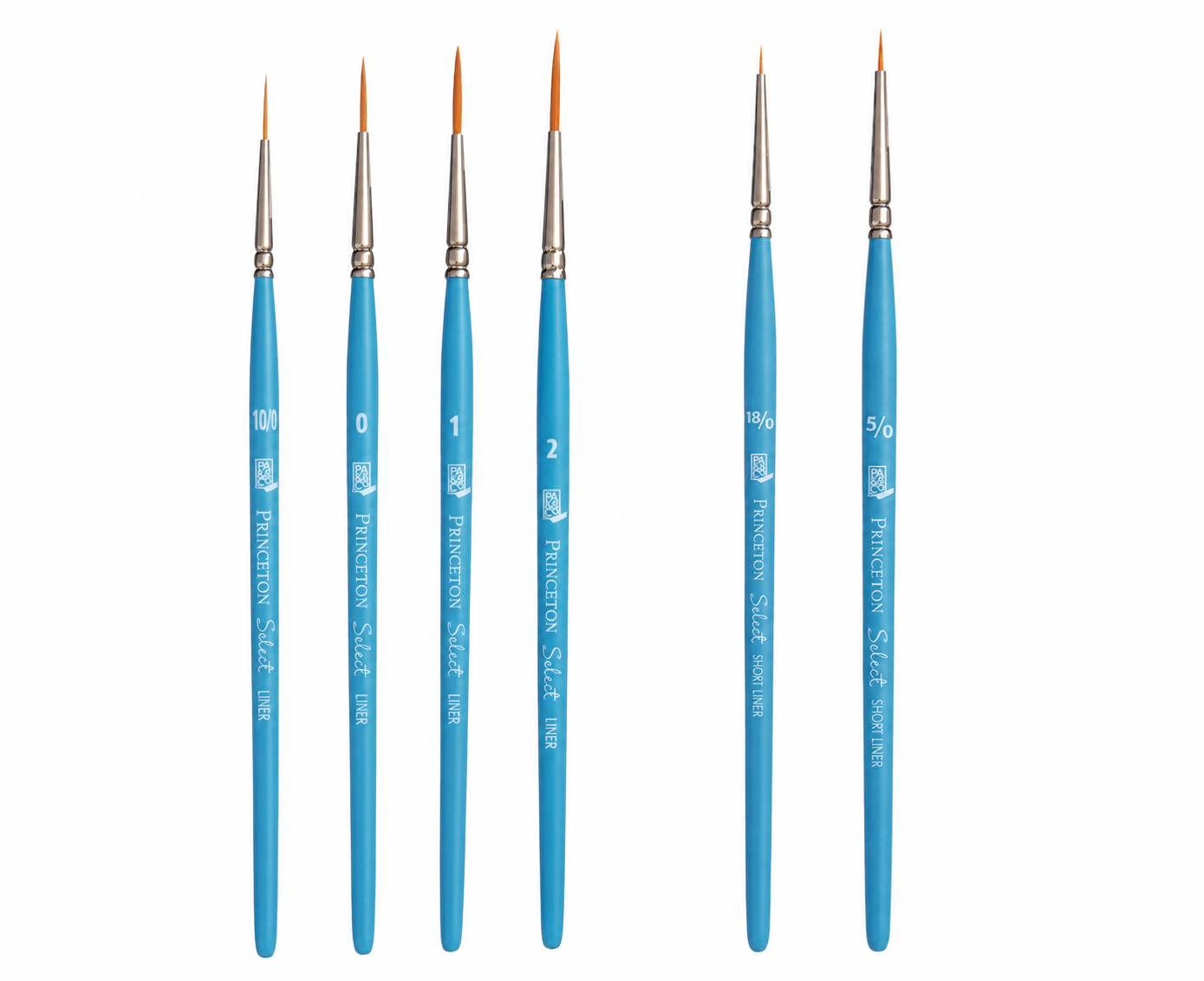 מכחול דק לפרטים וקווים Princeton Select - Liner / Short Liner